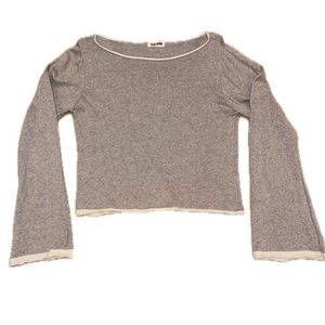 DJERF AVENUE BATEAU NECK SWEATER CREAMY OAT
